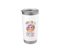 Abuela De Cumpleaños Niña Kawaii Dumpling Feliz Cumpleaños Vaso térmico de acero inoxidable de doble pared