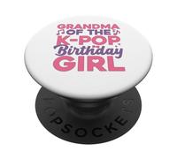 Abuela De La Fiesta De Cumpleaños Traje Anime K Pop Girl Gigi PopSockets PopGrip Adhesivo