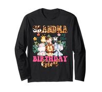 Abuela De La Niña Cumpleaños Zoo Theme Animal Party Safari Manga Larga