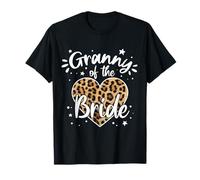 Abuela de la Novia I Loved Her First Cute Leopard Heart Camiseta