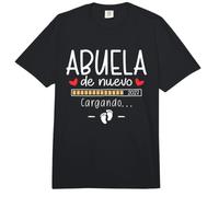Abuela De Nuevo 2027 Anuncio Embarazo Abuela por Segunda Vez Comfort Colors Adult Heavyweight T-Shirt
