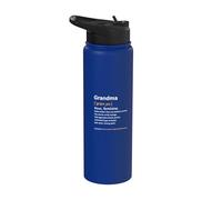 Abuela definición divertida con texto en alemán para cualquier ocasión Stainless Steel Insulated Water Bottle