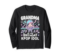 Abuela del cumpleaños KPOP Idol Chibi Girls K Pop Theme Manga Larga