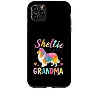 Abuela del Perro Pastor de Las Shetland, Coloridos Amantes de los Perros pastores de Las Shetland Carcasa para iPhone 11 Pro MAX