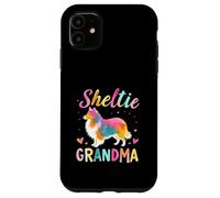 Abuela del Perro Pastor de Las Shetland, Coloridos Amantes de los Perros pastores de Las Shetland Carcasa para iPhone 11
