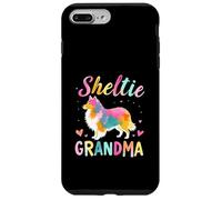 Abuela del Perro Pastor de Las Shetland, Coloridos Amantes de los Perros pastores de Las Shetland Carcasa para iPhone 7 Plus/8 Plus