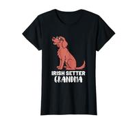 Abuela dueña de perro Setter irlandés Camiseta