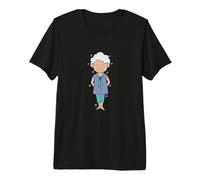 Abuela en Estilo Antiguo Moda Camiseta Premium