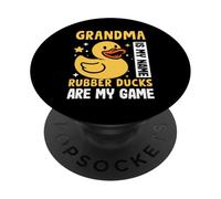 Abuela es mi Nombre Rubber Ducks Son mi Juego Rubber Duck PopSockets PopGrip Adhesivo
