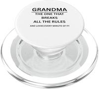 Abuela La Persona Que Rompe Todas Las Reglas Familia PopSockets PopGrip para MagSafe