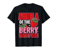 Abuela of The Berry Sweet One Strawberry Birthday Matching Camiseta