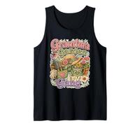 Abuela pandilla del jardín Frase Divertida Retro Camiseta sin Mangas
