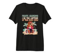 Abuela Pirata de Halloween, seré el capitán de Esta tripulación Camiseta Premium