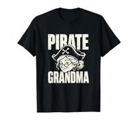 Abuela Pirata Feria Renacentista Abuela Humor Camiseta gráfica económica