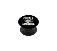 Abuela Pirata Feria Renacentista Abuela Humor PopSockets PopGrip Adhesivo