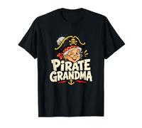 Abuela Pirata Gracioso Abuela Familia Humor Camiseta