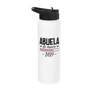 Abuela Por Segunda Vez 2027 Anuncio Embarazo Abuela De Nuevo Stainless Steel Insulated Water Bottle
