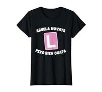 Abuela Principiante, Pero Muy Bonita. En la práctica Camiseta, Mujer, Negro, M