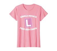 Abuela Principiante, Pero Muy Bonita. En la práctica Camiseta, Mujer, Rosado, L