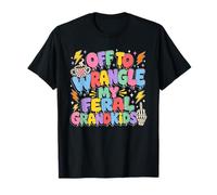 Abuela se va a discutir a mis Nietos Salvajes Divertido Camiseta