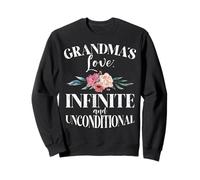 Abuelas Amor Infinito e incondicional Nueva Abuela Sudadera