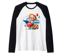 Abuelas geniales en un Crucero de Verano Camiseta Manga Raglan