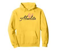 Abuelita con corazón rosa divertido regalo para tía, abuela, mamá Sudadera con Capucha