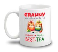 Abuelita Siempre Serás Mi Mejor Té Tazas De Regalo Cerámica Tazón De Café Graciosa Tazas Té Regalos Divertidos Para Amigos Familiares Trabajo 330ml
