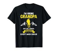 Abuelo Aventurero Senderismo Montaña Humor Camiseta