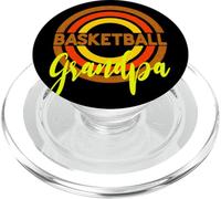 Abuelo de baloncesto con círculos de baloncesto PopSockets PopGrip para MagSafe