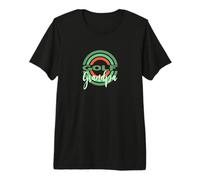 Abuelo de Golf en círculos Modernos Camiseta Premium