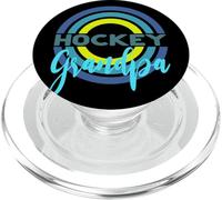 Abuelo de hockey con círculos de hockey modernos PopSockets PopGrip para MagSafe
