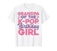 Abuelo de la Fiesta de cumpleaños Anime K Pop Girl Camiseta