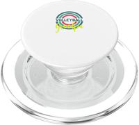 Abuelo de voleibol con círculos modernos de voleibol PopSockets PopGrip para MagSafe