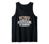 Abuelo divertido se retiró bajo una nueva dirección - humor del nieto Camiseta sin Mangas