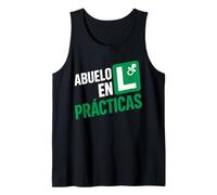 Abuelo en Prácticas L Chupete Futuro Regalo Anuncio Camiseta sin Mangas