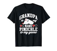 Abuelo es mi nombre Pinochle es mi jugador de cartas Camiseta