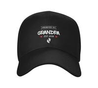 Abuelo EST. 2018 Hombre Mujer Snapback Cap Resistente Gorras Hip Hop Ligera Gorra Trucker para Deporte Tenis Verano
