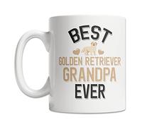Abuelo Golden Retriever Adorable Tazas De Cerámica Divertido Taza Duradero Tazas De Desayuno Para Espresso Cacao Té 330Ml