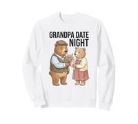 Abuelo Oso Pareja Amante Divertido Lindo Cita Amor Sudadera