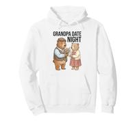 Abuelo Oso Pareja Amante Divertido Lindo Cita Amor Sudadera con Capucha
