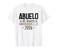 Abuelo por Segunda Vez 2026 - Anuncio Embarazo Abuelos Camiseta, Hombre, Blanco, M
