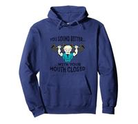 Abuelo rudo, suenas Mejor con la Boca Cerrada. Sudadera con Capucha