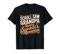 Abuelo Sierra Marquetería Arte Madera Carpintería Camiseta