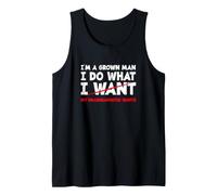 Abuelo Soy Un Hombre Adulto Hago Lo Que Quiere Mi Nieta Camiseta sin Mangas