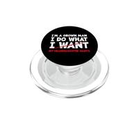 Abuelo Soy Un Hombre Adulto Hago Lo Que Quiere Mi Nieta PopSockets PopGrip para MagSafe