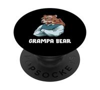 Abuelo Y Nieto Se Abrazan con Fuerza. El Amor del Abuelo PopSockets PopGrip Adhesivo