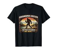 Abuelos Campan Mejores Historias Sin WiFi Bigfoot Camiseta