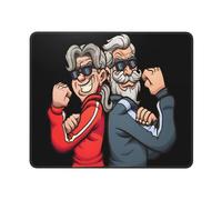 Abuelos Muy Geniales Doblando Los Brazos Alfombrilla De Ratón Base De Goma Alfombrillas De Mouse Pequeña Alfombrilla para Ratón para Juego Hogar Pc 25X30Cm