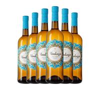 Abulaga. Vino de Costa Moscatel 75 cl Vino blanco (Caja de 6 Botellas de 75 cl)